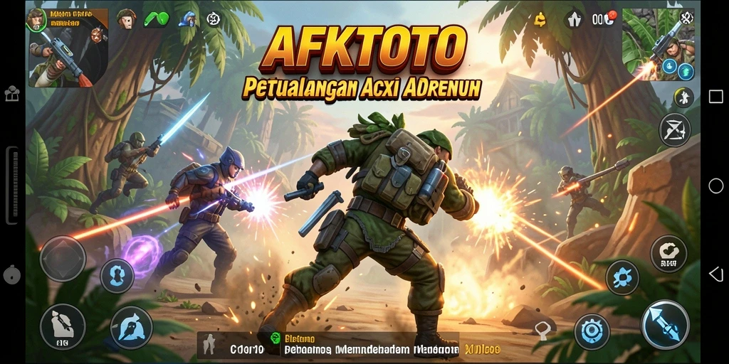 Tampilan gameplay seru dan mendebarkan dari AFKTOTO.
