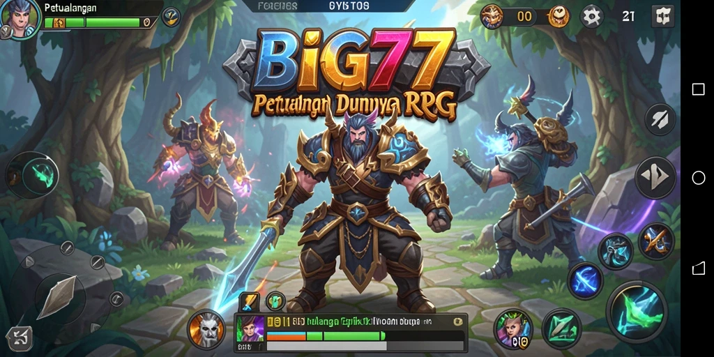 Gameplay seru dari BIG77 dalam petualangan RPG.