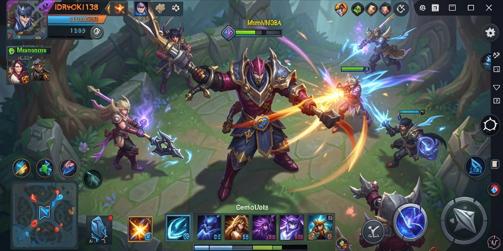 Gameplay MOBA yang mendebarkan di IDRHOKI138