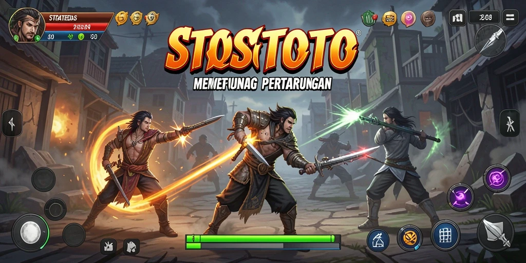 Tampilan gameplay KOSTOTO yang seru dan strategis.