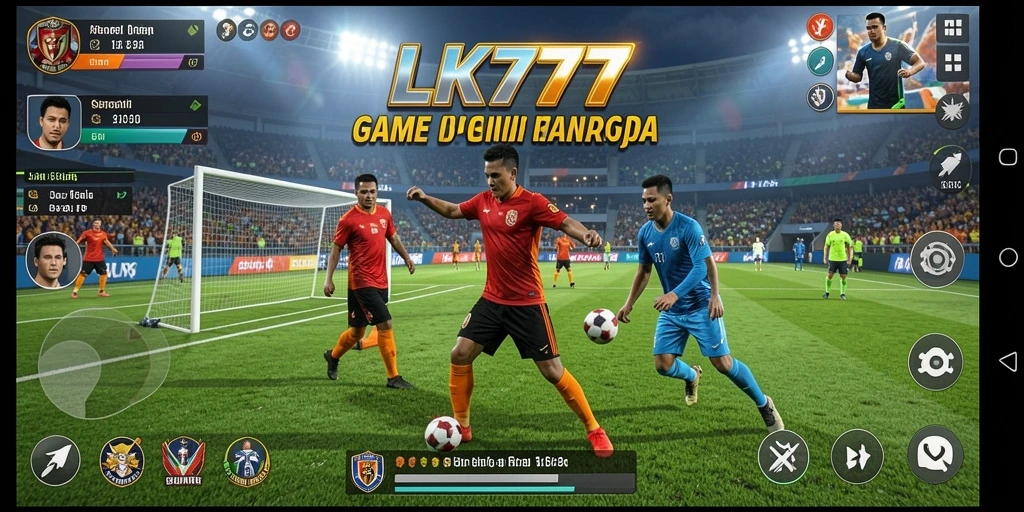 Screenshot LK777 menampilkan aksi mendebarkan dalam gameplay Sports.