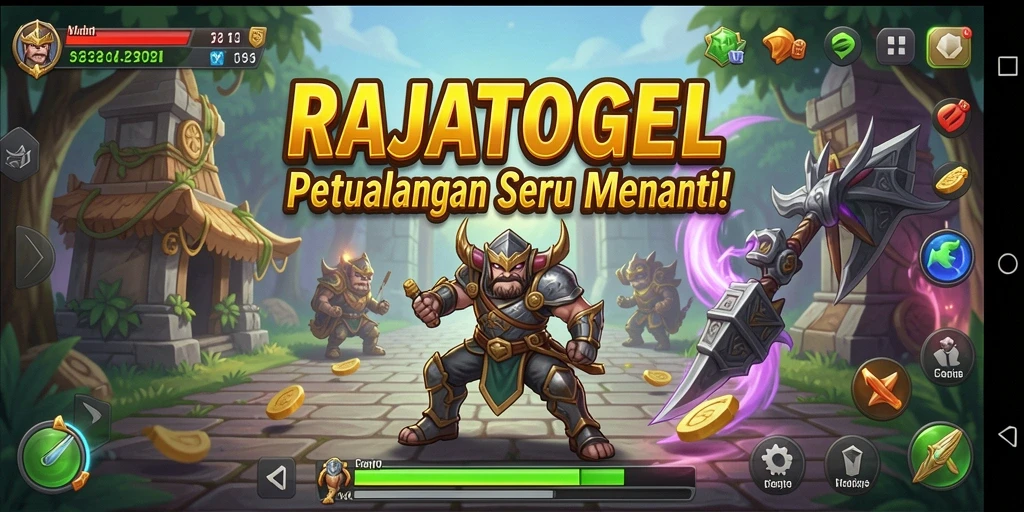 Screenshot gameplay RAJATOGEL yang menunjukkan aksi petualangan seru.