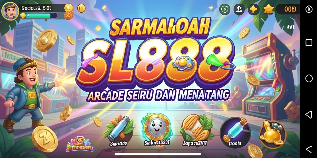 Screenshot SL888 menampilkan gameplay yang seru dan menantang di game Arcade.