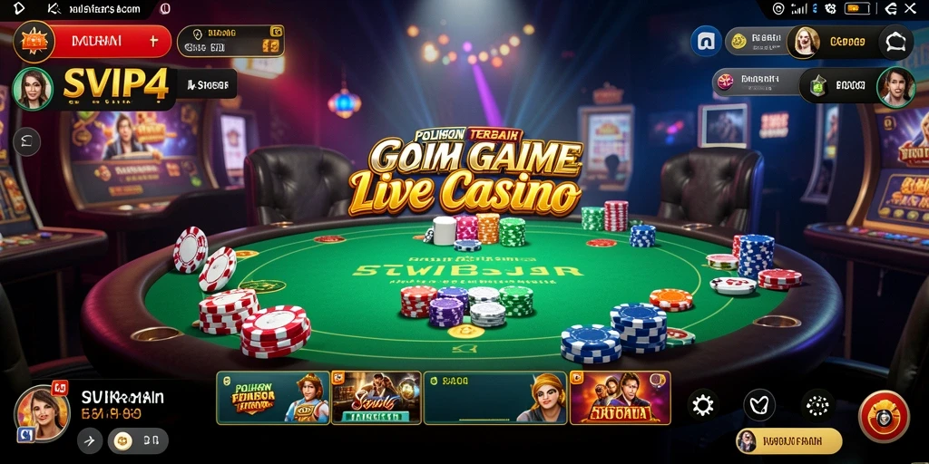 Tampilan aturan permainan Live Casino yang seru dan interaktif di SVIP4.